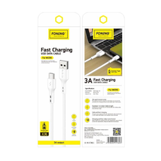 FONENG kábel X36 Micro USB 3A 1M Fehér