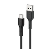 FONENG kábel X36 Micro USB 3A 1M Fekete - 0. kép