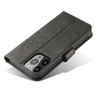 Nokia X30 Magnet Case fliptok pénztárcafunkcióval és állvánnyal fekete tok - 3. kép