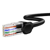 Baseus High Speed ​​Cat 5 RJ-45 Ethernet kábel 1000Mb/s 0.5m kerek - fekete - 2. kép