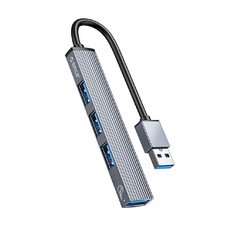 Orico AH-A13 USB-A Hub Dokkoló Állomás 1x USB-A 3.0 + 3x USB-A 2.0 - Szürke