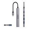 Orico YSB4-U2 USB-A/USB-C Hub Dokkoló Állomás 2x USB-A 2.0 + 1x USB-A 3.0 + 1x USB-C 2.0 + 1x USB-C - Szürke - 0. kép