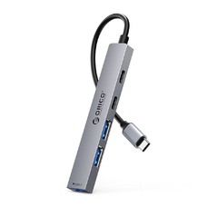 Orico YSB4-U2 USB-A/USB-C Hub Dokkoló Állomás 2x USB-A 2.0 + 1x USB-A 3.0 + 1x USB-C 2.0 + 1x USB-C - Szürke