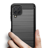 Carbon tok rugalmas TPU borítás Samsung Galaxy A22 4G fekete tok - 2. kép