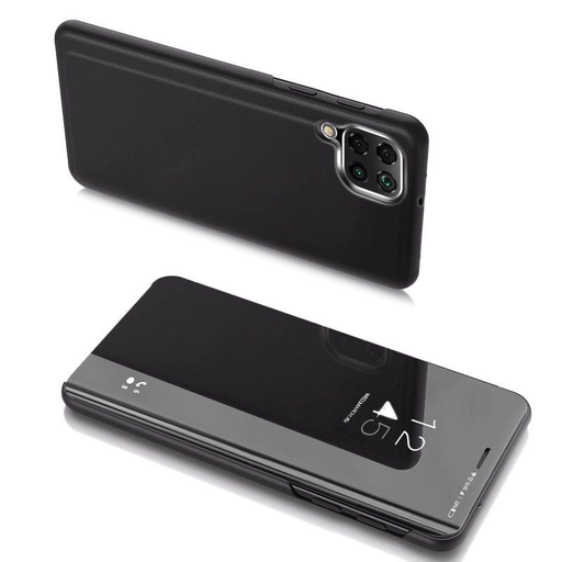 Clear View tok Samsung Galaxy A22 4G fekete tok Clear View tok Samsung Galaxy A22 4G fekete tok