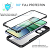  Techsuit - ColorVerse 360 Sorozat + Képernyővédő - Xiaomi Redmi A5 4G (Regionális) - Fekete tok - 3. kép