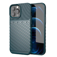 Thunder Flexibilis Erős Strapabíró TPU tok iPhone 13 Pro Max zöld tok