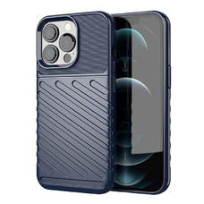 Thunder Case rugalmas, kemény, masszív tok TPU tok iPhone 13 Pro kék tok