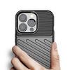 Thunder Case Rugalmas Erős Strapabíró Tok TPU Tok iPhone 13 Pro-hoz fekete tok - 0. kép