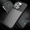 Thunder Case Rugalmas Erős Strapabíró Tok TPU Tok iPhone 13 Pro-hoz fekete tok - 2. kép