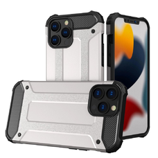 Hybrid Armor Ezüst Tok iPhone 13 Pro-hoz