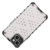 Honeycomb tok iPhone 14-hez, páncélozott hibrid borítás fekete - 3. kép