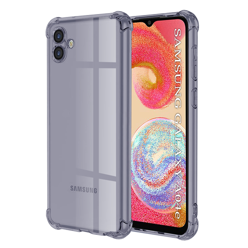Techsuit - Ütésálló Átlátszó Szilikon - Samsung Galaxy A04e / M04 - Füstfekete tok Techsuit - Ütésálló Átlátszó Szilikon - Samsung Galaxy A04e / M04 - Füstfekete tok