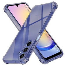  Techsuit - Ütésálló Átlátszó Szilikon - Samsung Galaxy A25 5G - Füstfekete tok