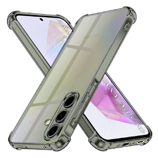  Techsuit - Ütésálló Átlátszó Szilikon - Samsung Galaxy A35 5G - Füst Fekete tok