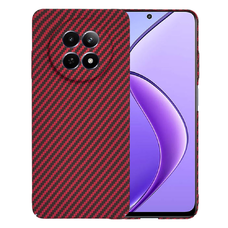  Techsuit - Karbonit Szálhéj - Realme 12 / 12x - Piros tok
