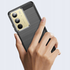  Techsuit - Szén Szilikon - Realme C75 / Realme 14x - Fekete tok - 1. kép
