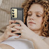  Techsuit - Szén Szilikon - Realme C75 / Realme 14x - Fekete tok - 4. kép
