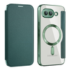  Techsuit - SmartMag könyv tok - Google Pixel 9a - Zöld - 0. kép