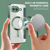  Techsuit - SmartMag könyv tok - Google Pixel 9a - Zöld - 4. kép