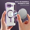  Techsuit - SmartMag könyvtok - Google Pixel 9a - Lila tok - 1. kép