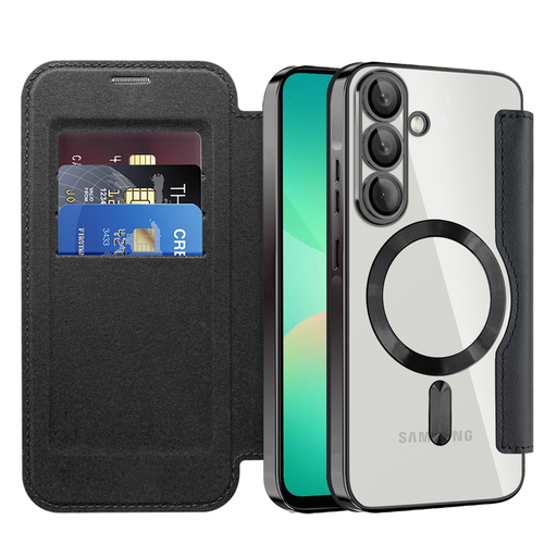 Techsuit - SmartMag Könyv Tok - Samsung Galaxy A26 5G - Fekete tok Techsuit - SmartMag Könyv Tok - Samsung Galaxy A26 5G - Fekete tok