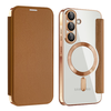  Techsuit - SmartMag könyvtok - Samsung Galaxy A26 5G - Barna tok - 0. kép