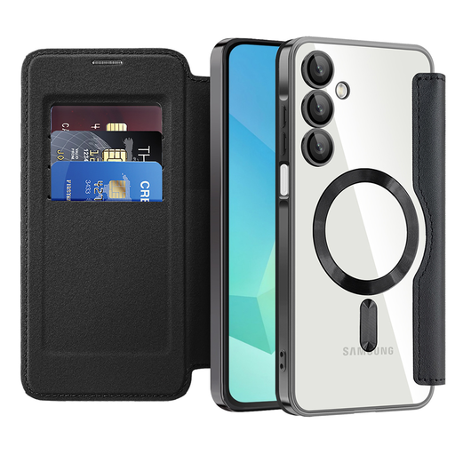 Techsuit - SmartMag Könyvtok - Samsung Galaxy A16 4G / A16 5G - Fekete tok Techsuit - SmartMag Könyvtok - Samsung Galaxy A16 4G / A16 5G - Fekete tok