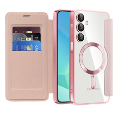  Techsuit - SmartMag Könyv Tok - Samsung Galaxy A16 4G / A16 5G - Rózsaszín tok