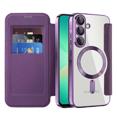  Techsuit - SmartMag Könyvtok - Samsung Galaxy A26 5G - Lila tok