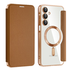  Techsuit - SmartMag Könyv Tok - Samsung Galaxy A16 4G / A16 5G - Barna tok - 0. kép