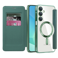  Techsuit - SmartMag könyvtok - Samsung Galaxy A16 4G / A16 5G - Zöld tok