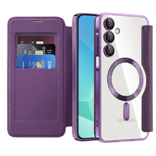  Techsuit - SmartMag könyvtok - Samsung Galaxy A16 4G / A16 5G - Lila tok