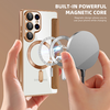  Techsuit - SmartMag Képernyővédő Tok - Samsung Galaxy S25 Ultra - Barna tok - 4. kép