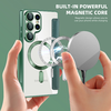  Techsuit - SmartMag Könyvtok - Samsung Galaxy S25 Ultra - Zöld tok - 4. kép