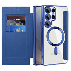  Techsuit - SmartMag könyvtok - Samsung Galaxy S25 Ultra - Kék tok