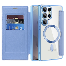  Techsuit - SmartMag Könyv Tok - Samsung Galaxy S25 Ultra - Világoskék tok