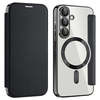  Techsuit - SmartMag Könyv Tok - Samsung Galaxy A36 5G - Fekete tok - 0. kép