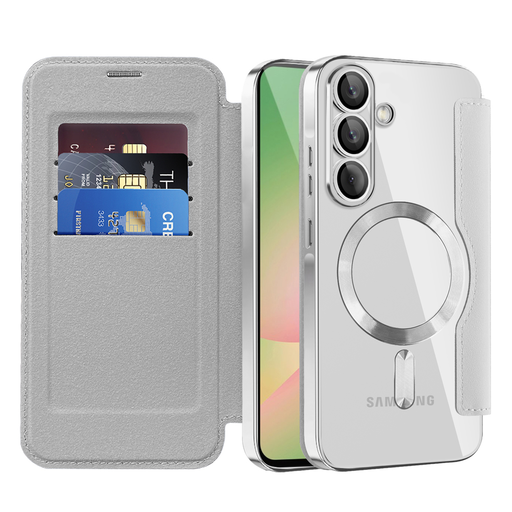 Techsuit - SmartMag Könyv Tok - Samsung Galaxy A56 5G - Szürke tok Techsuit - SmartMag Könyv Tok - Samsung Galaxy A56 5G - Szürke tok