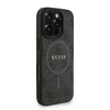 Guess PU bőr 4G színes pántos MagSafe iPhone 16 Pro Max tok fekete tok - 1. kép