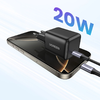 Ugreen X512 20W GaN 1x USB-C fali töltő - fekete - 0. kép