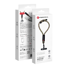FORCELL F-DESIGN R10X40 csuklópánt állítható hosszúsággal (max 20 cm a hurokban) zöld rózsaszín lila