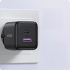 Ugreen X516 30W GaN Fali Töltő 1x USB-A 1x USB-C - Szürke - 1. kép