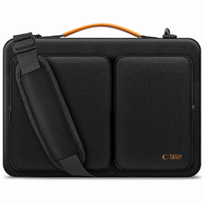 Tech-protect Defender Bag Laptop 15-16 Fekete/narancssárga