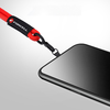 FORCELL F-DESIGN R10X40 csuklópánt mobiltelefonhoz állítható hosszúsággal (maximum 20 cm a hurokban) piros - 1. kép