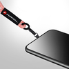 FORCELL F-DESIGN R10X40 csuklópánt mobiltelefonhoz, állítható hosszúsággal (max 20 cm a hurkon) rózsaszín-fehér - 1. kép