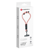 FORCELL F-DESIGN R10X40 csuklópánt mobiltelefonhoz, állítható hosszúsággal (max 20 cm a hurkon) rózsaszín-fehér - 2. kép