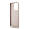 Guess PU Bőr 4G Színes Gyűrűs Pánt MagSafe tok iPhone 15 Pro Pink - 3. kép