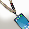 FORCELL F-DESIGN S10X165 állítható hosszúságú (max 82,5cm a hurokban) nyakba akasztható telefontartó pánt zöld rózsaszín lila - 2. kép