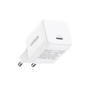 Ugreen X513 30W GaN fali töltő 1x USB-C + 1m USB-C kábel - Fehér - 0. kép